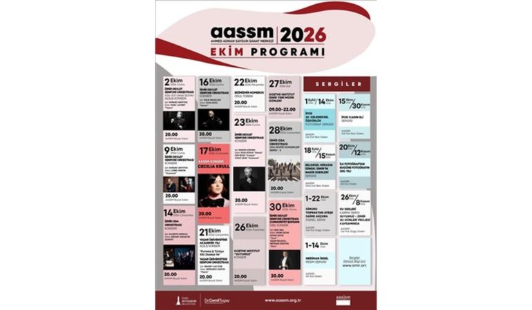 Ekim Ayında Müzikten Sergiye Dopdolu Program