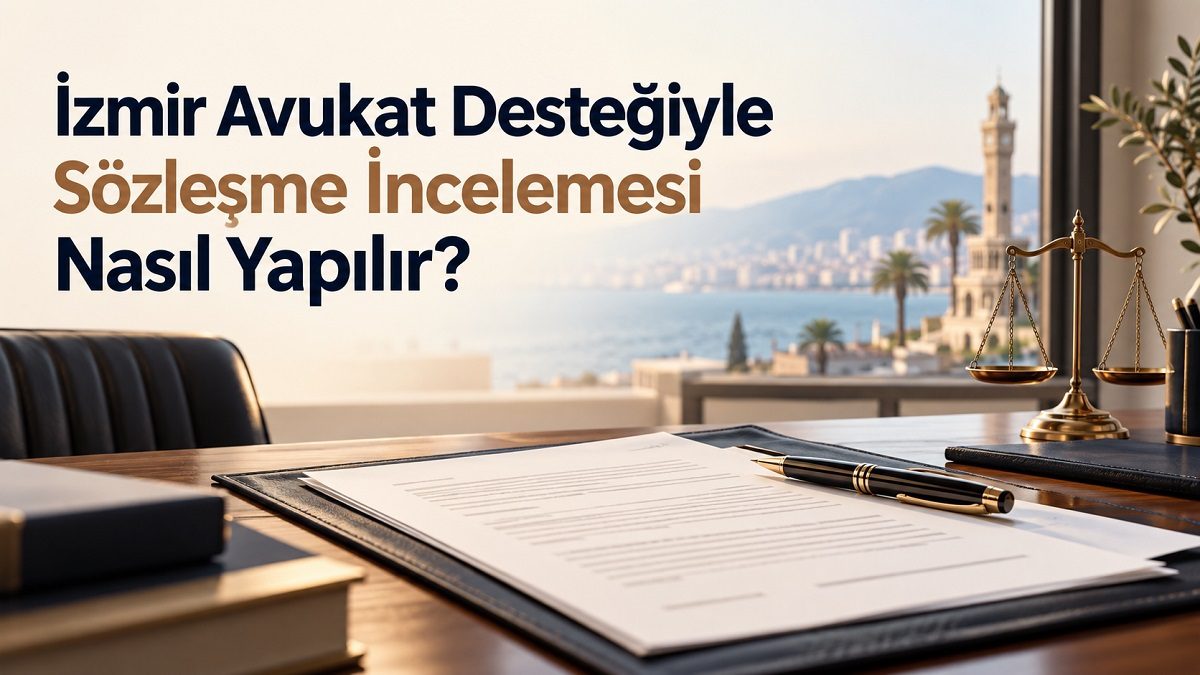 İzmir Avukat Desteğiyle Sözleşme İncelemesi Nasıl Yapılır?