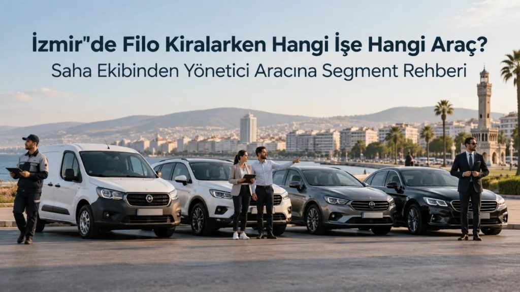 İzmir'de Filo Kiralarken Hangi İşe Hangi Araç? Saha Ekibinden Yönetici Aracına Segment Rehberi